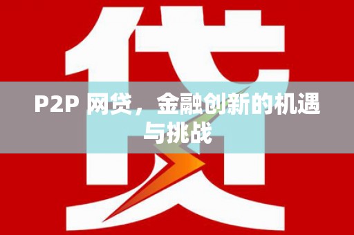 镇巴P2P 网贷，金融创新的机遇与挑战