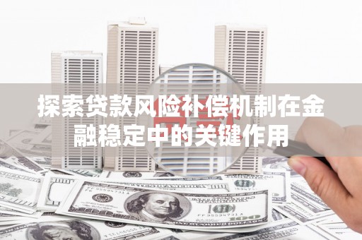 田尾探索贷款风险补偿机制在金融稳定中的关键作用