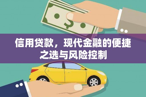 婺城信用贷款，现代金融的便捷之选与风险控制