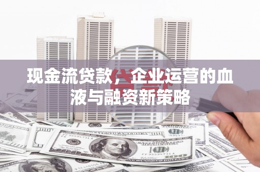 官渡现金流贷款，企业运营的血液与融资新策略