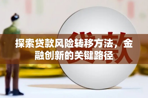 桑日探索贷款风险转移方法，金融创新的关键路径