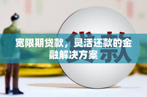 浦江宽限期贷款，灵活还款的金融解决方案