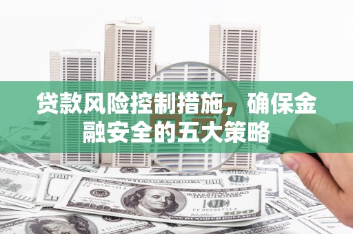 太和贷款风险控制措施，确保金融安全的五大策略