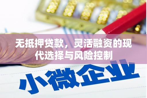 于田无抵押贷款，灵活融资的现代选择与风险控制