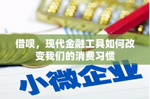 宁化借呗，现代金融工具如何改变我们的消费习惯