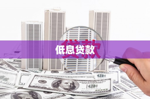 洋县低息贷款