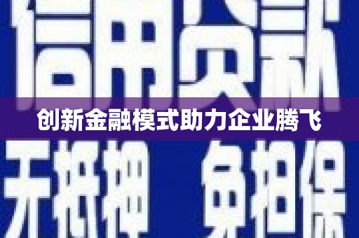 理县创新金融模式助力企业腾飞