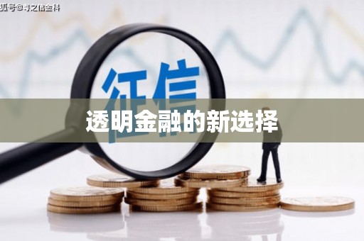 柞水透明金融的新选择